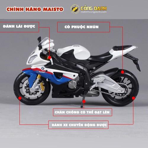 Mô Hình Xe Moto S1000RR - Siêu xe cá mập - 1:12