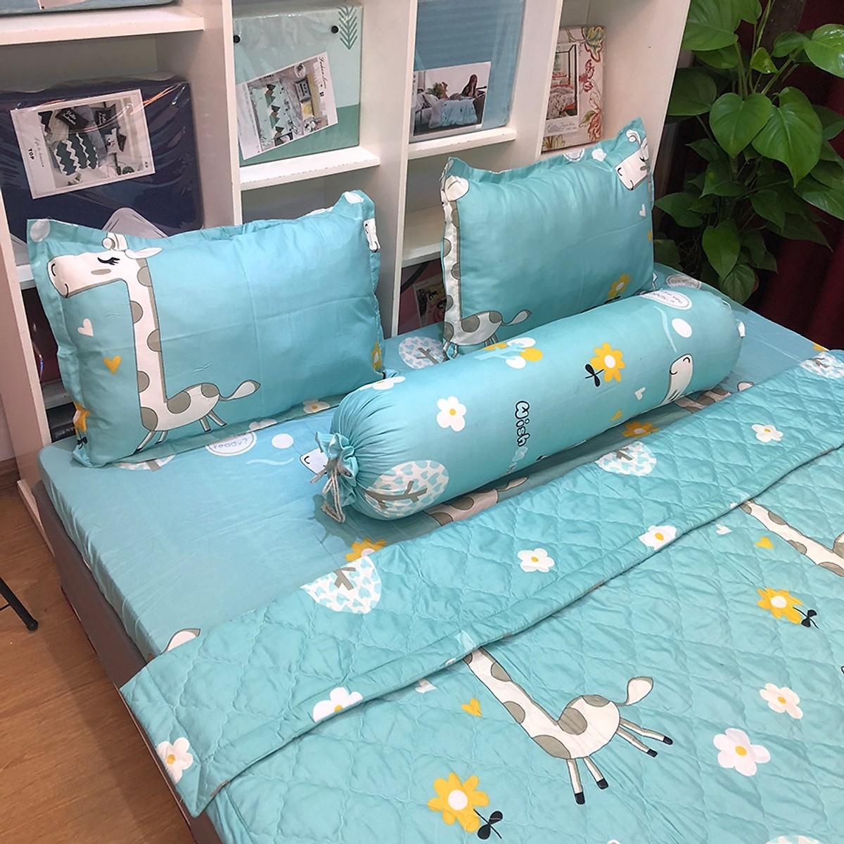 CHĂN MỀN CHẦN BÔNG MẪU DÂU HỒNG - CSQ