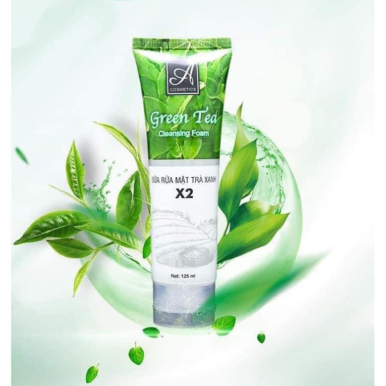 Sữa Rửa Mặt Trà Xanh X2 Green