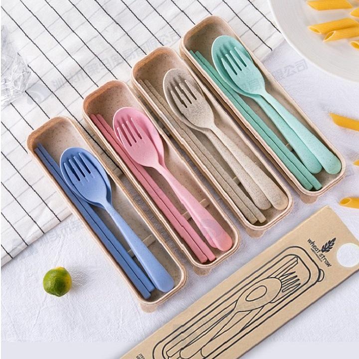 [HCM]bộ muỗng đũa văn phòng - bộ muỗng đũa
