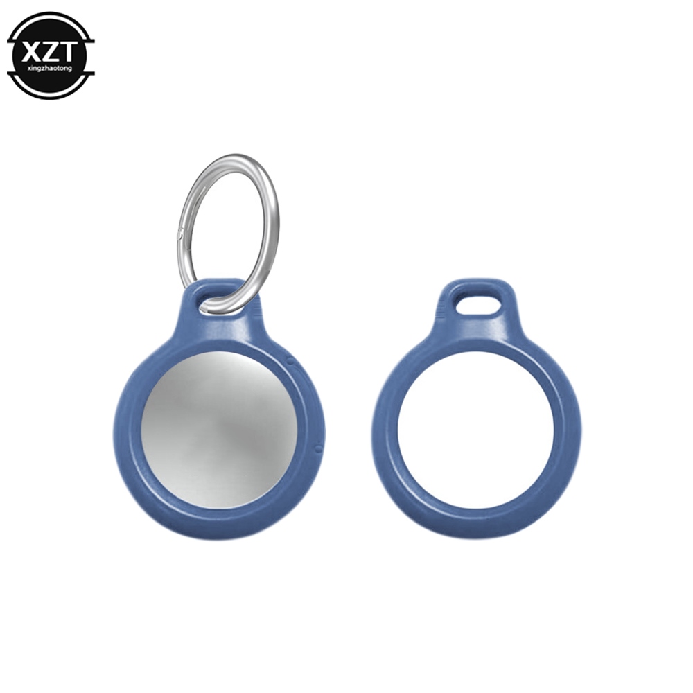 ♈❈▤ Secure Holder with Strap for Apple Airtag Case Protective Cover Bumper Tracker Accessories Anti-scratch Keychain Air tag case