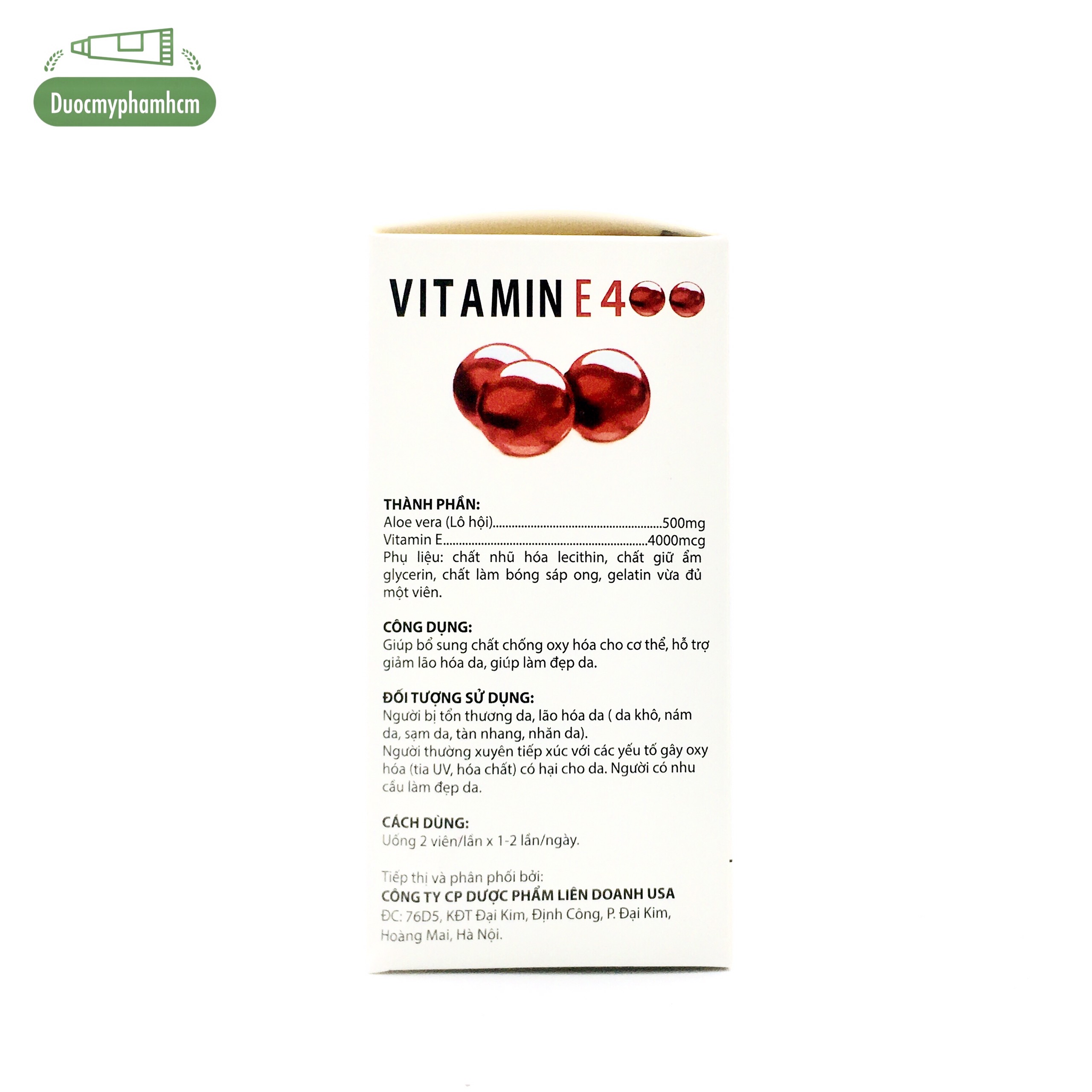[HCM]VITAMIN E400 NGĂN NGỪA LÃO HÓA