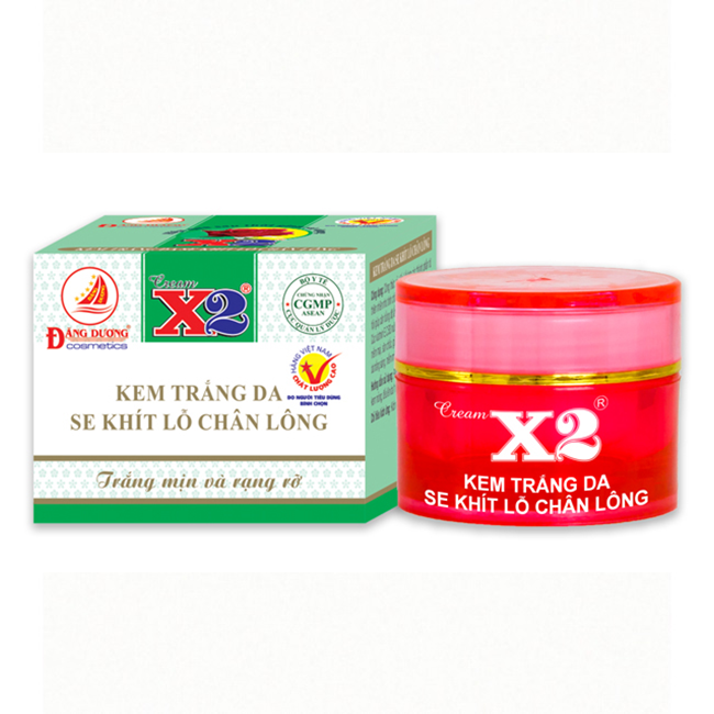 [HCM]X2 kem trắng da se khít chân lông 8g 94.5k