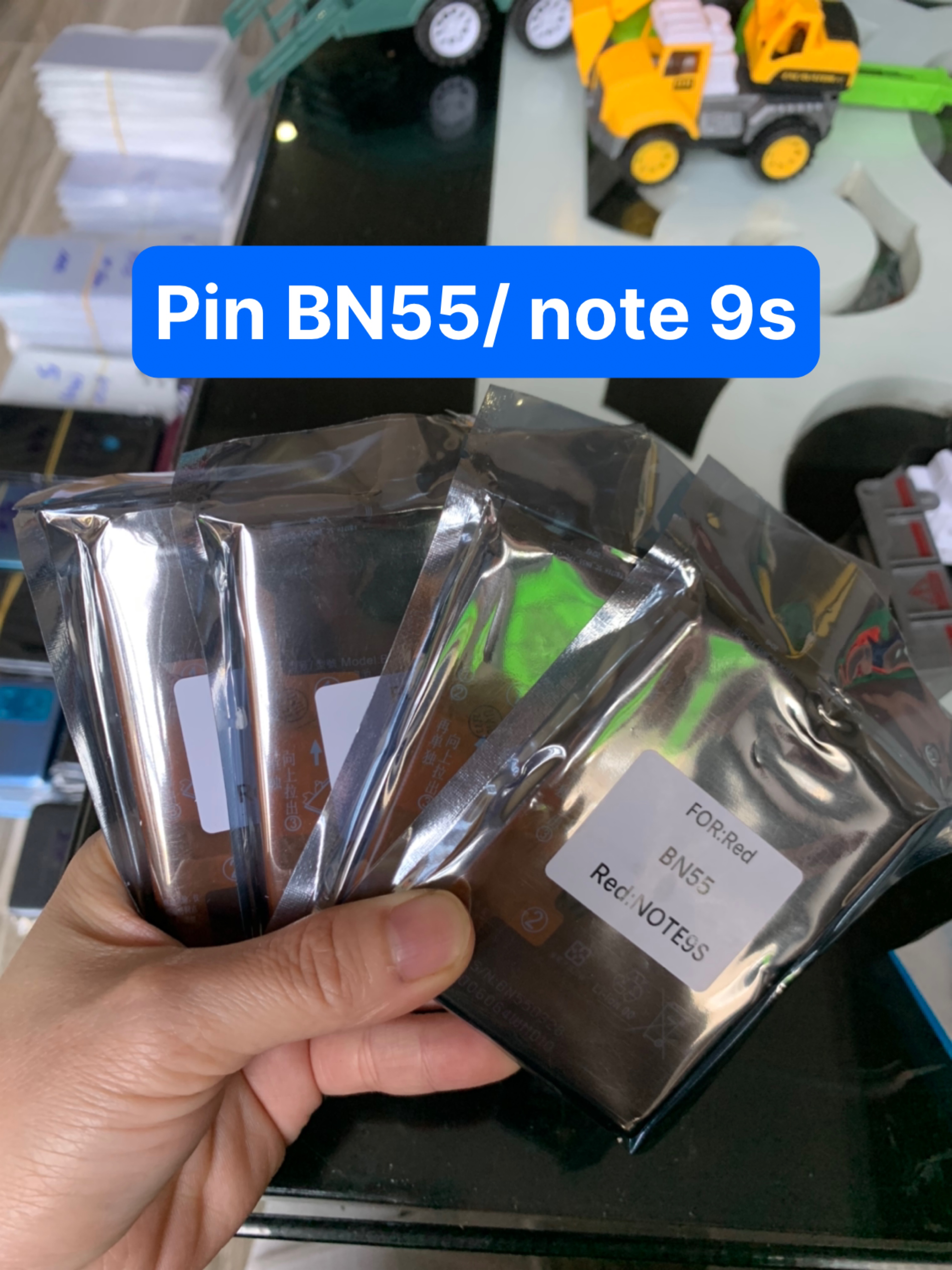 pin xiaomi redmi note 9s-pin zin mã BN55