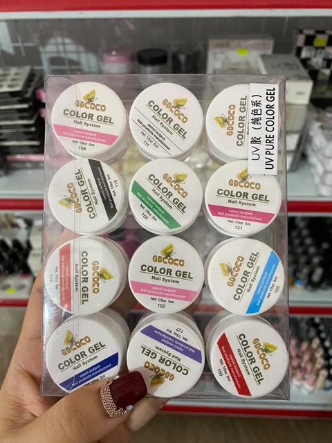 SET GEL VẼ GDCOCO 12 MÀU