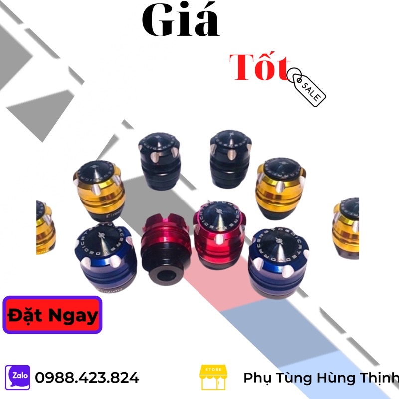 Gù chống đổ trước CNC Rizoma có chụp mẫu K6 giá hủy diệt
