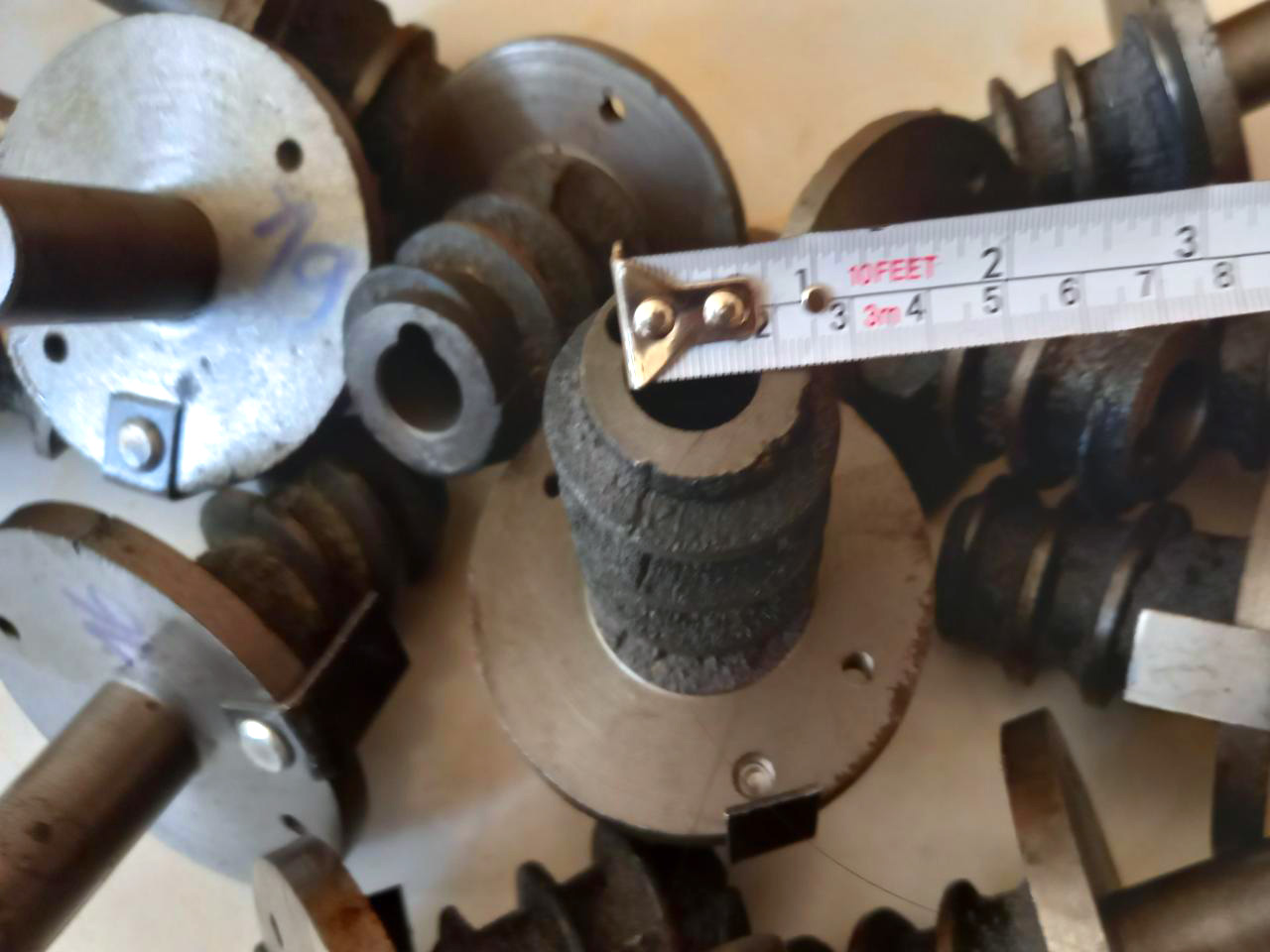 Trục máy xay cà phê phi 16