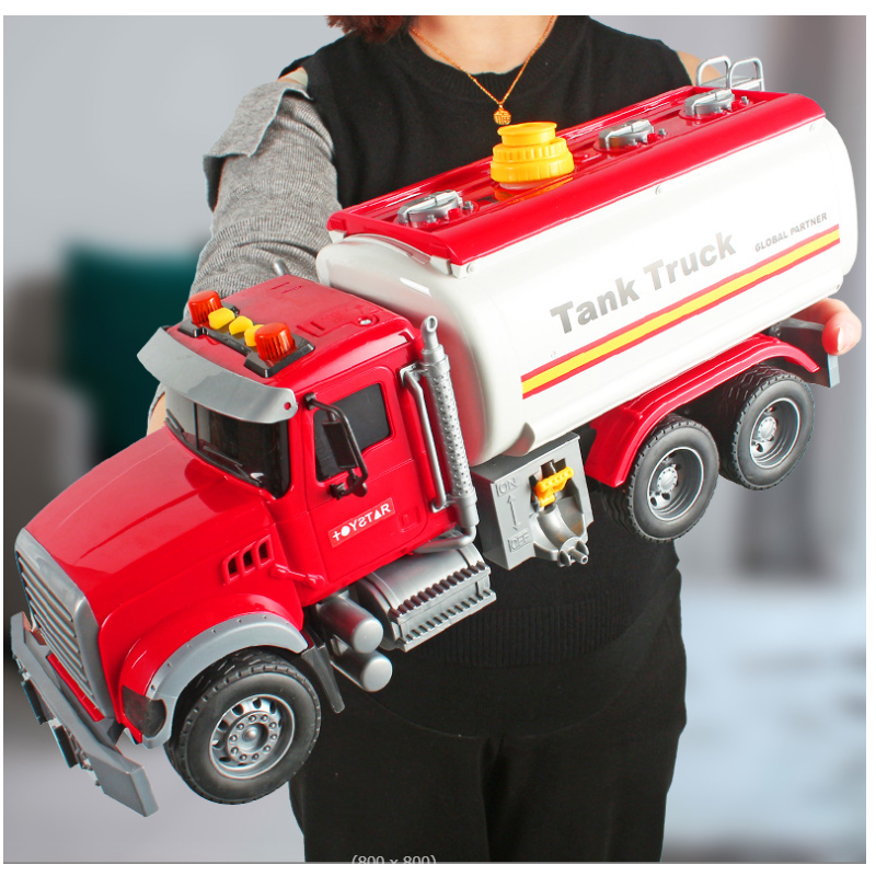 Xe chở nước đồ chơi trẻ em mô hình cỡ lớn có vòi phun được nước