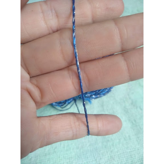 Sợi rayon ánh kim tuyến 1mm