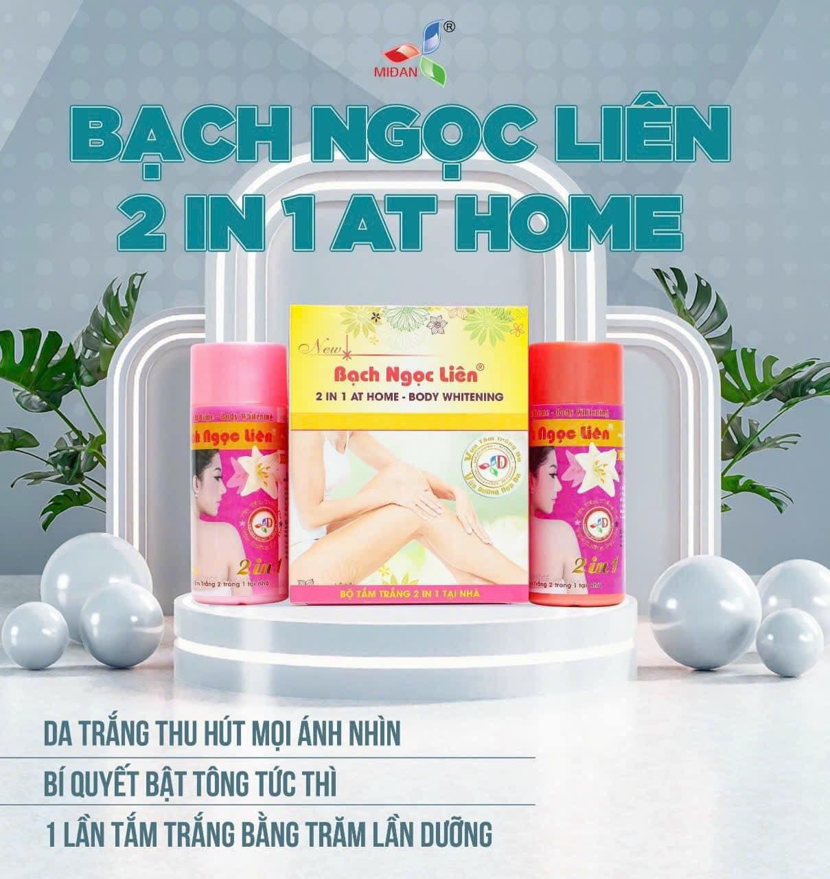 5 hộp - Tắm trắng Body Bạch Ngọc Liên 200gr