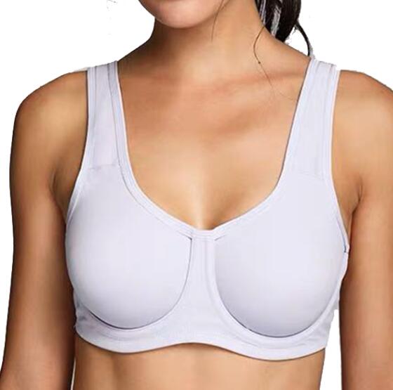 Womens Max Control High Impact Underwire Full Coverage Bra Unlined