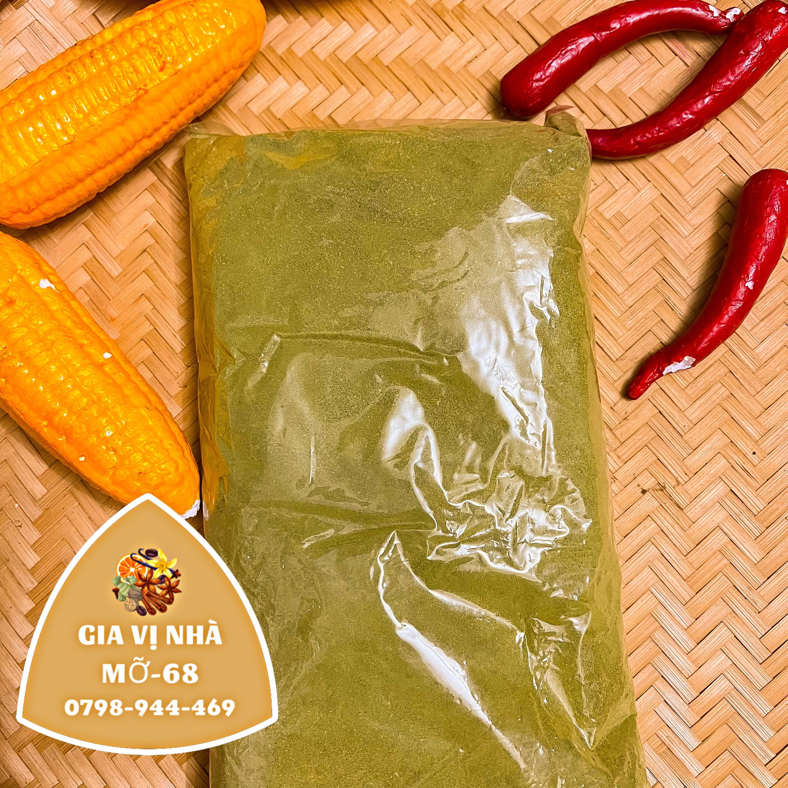 BỘT LÁ DỨA KIM NGA - 100GR - 500GR