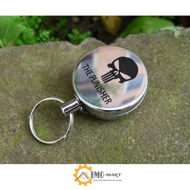 Móc khóa dây rút kim loại