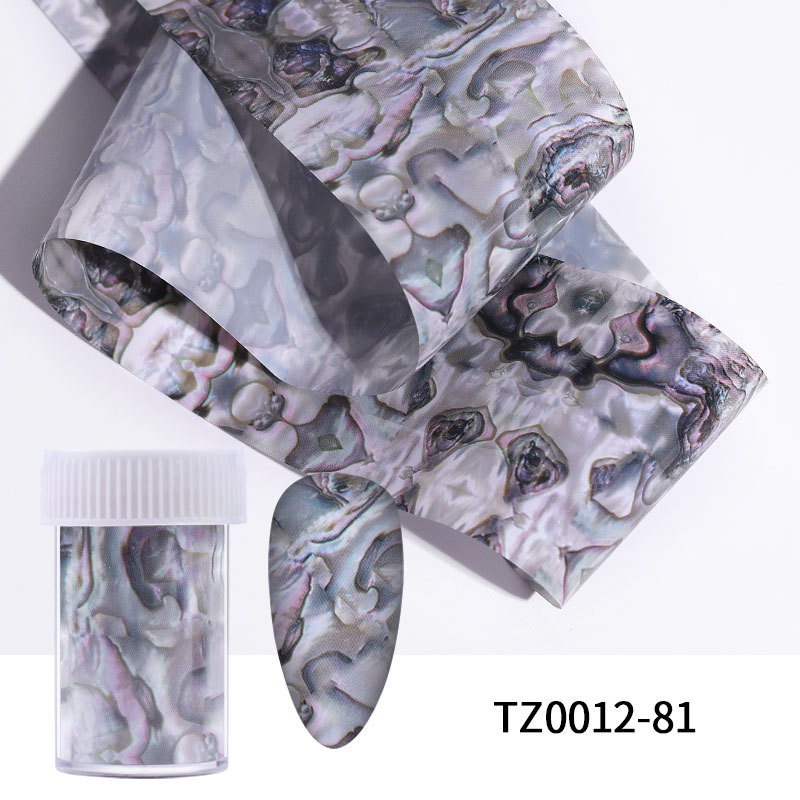 [HCM]Foil dán móng họa tiết vân đá xà cừ 4 x 100 cm