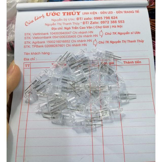 10c Bóng halozen 2 chân 12v 20w