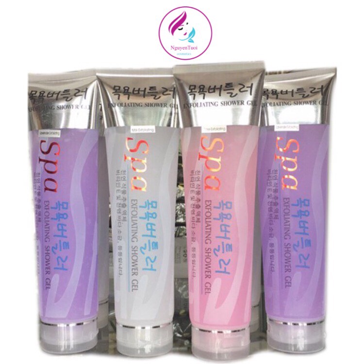 Tẩy da chết SPA Exfoliating Shower gel 350ml