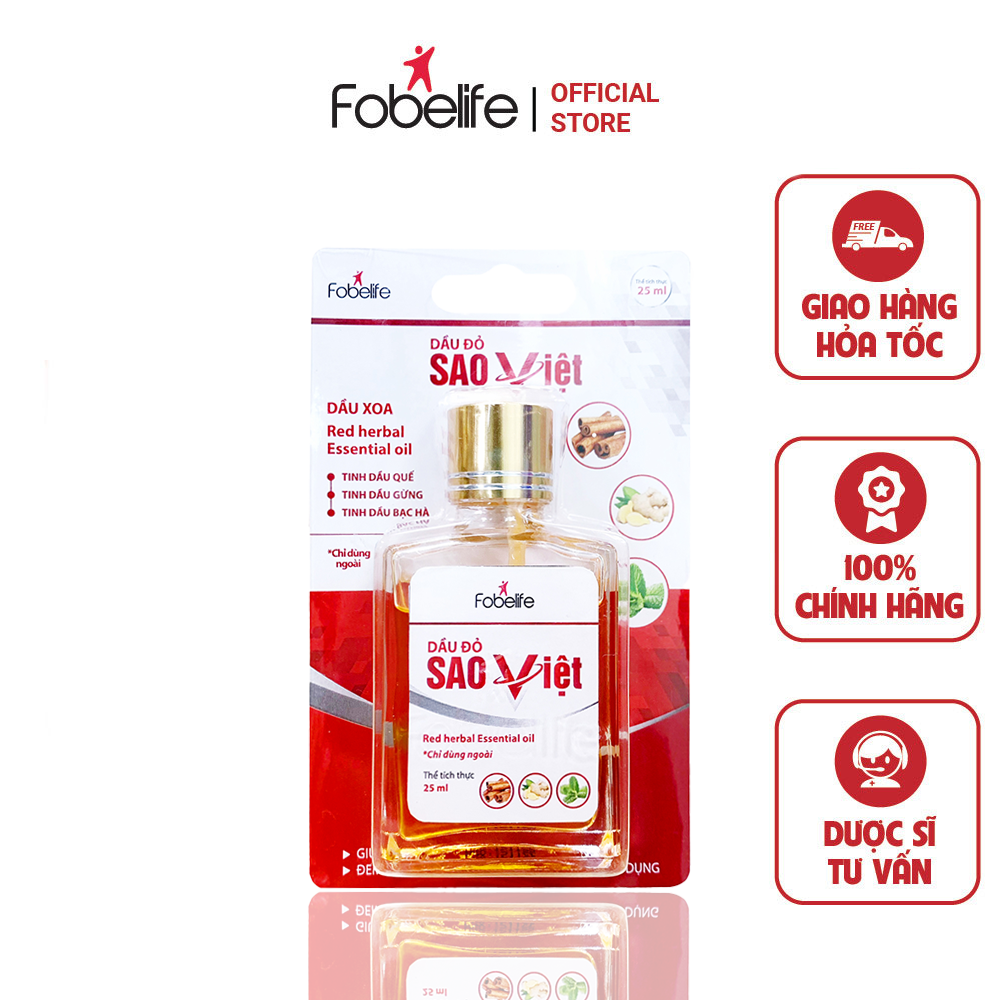 Dầu Đỏ Sao Việt Giúp Làm Ấm Cơ Thể Hỗ Trợ Tình Trạng Cảm Lạnh