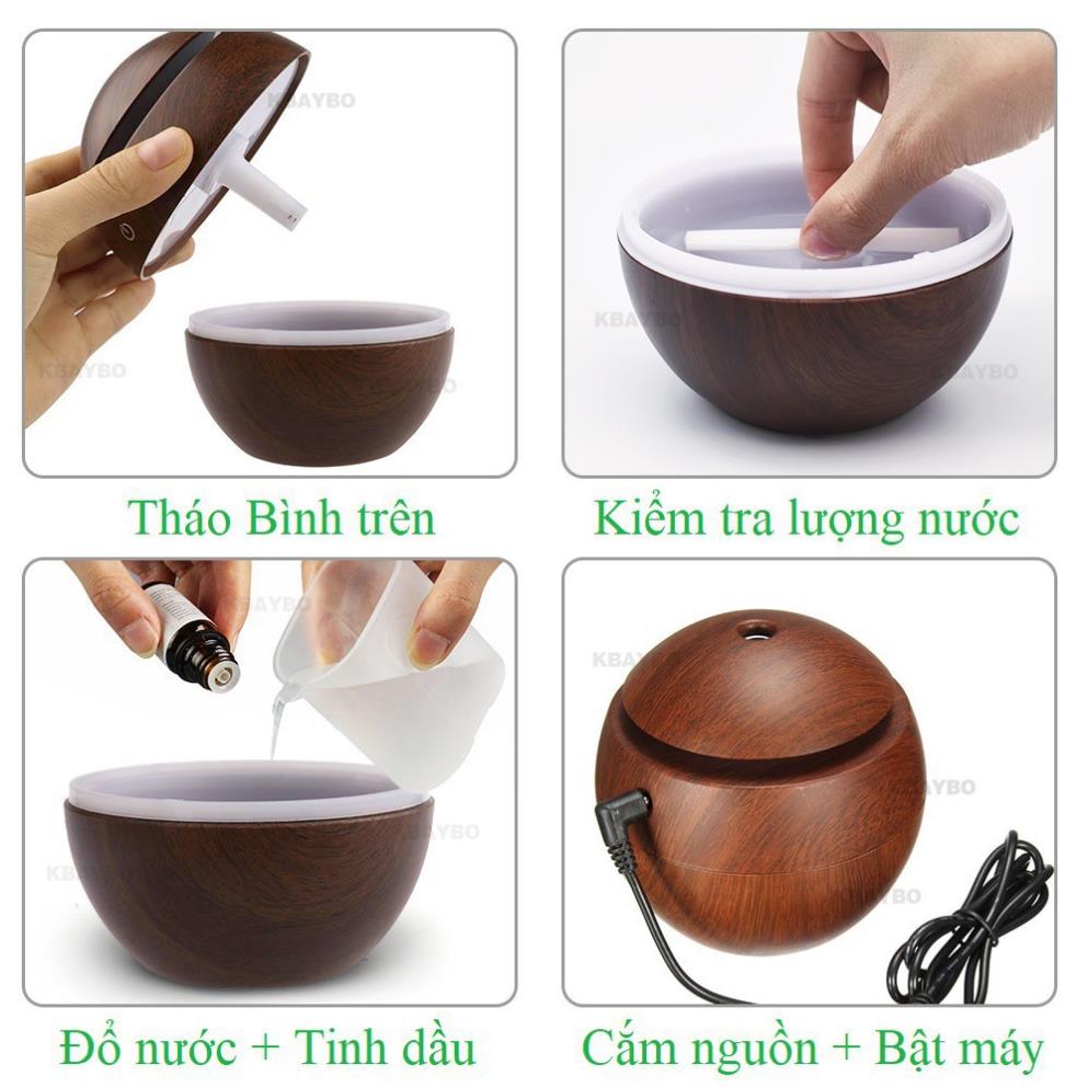 ⛔FREESHIP⛔ Máy xông tinh dầu (LOẠI TRÒN)