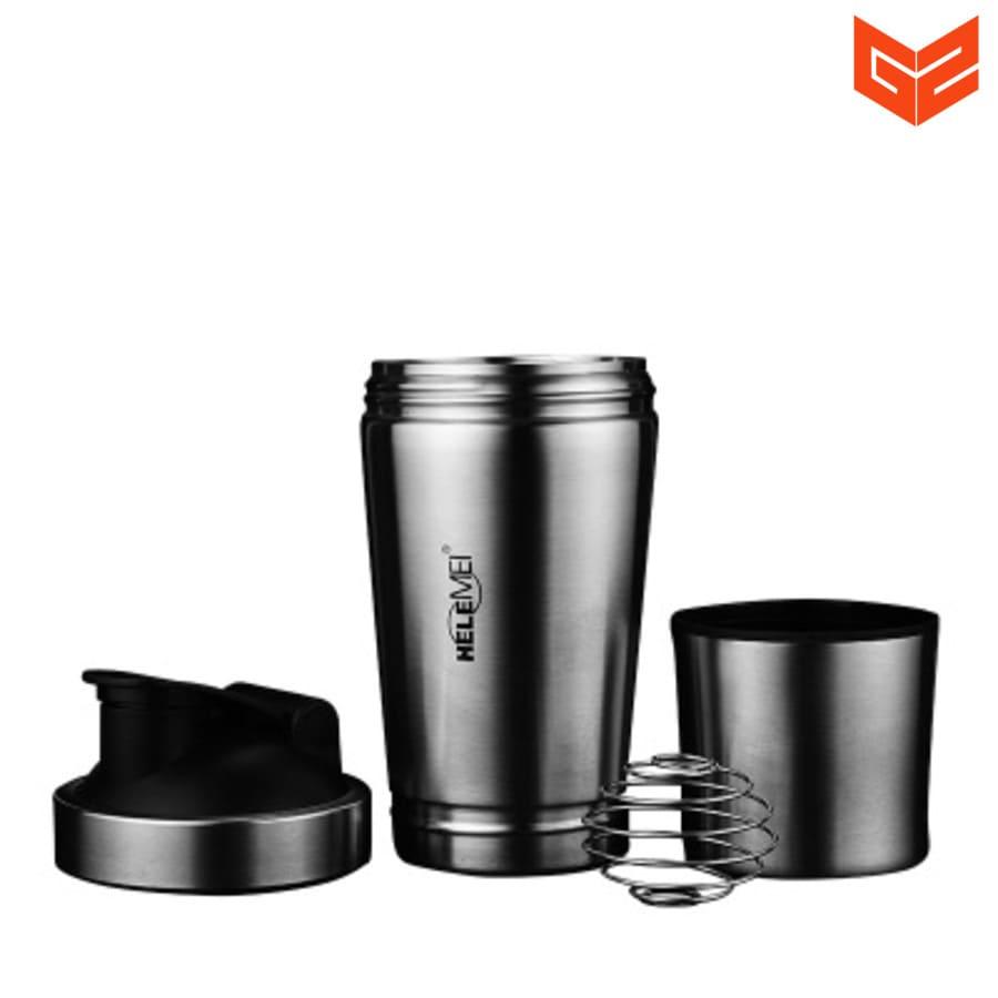 Bình nước tập Gym thể thao - Bình lắc inox