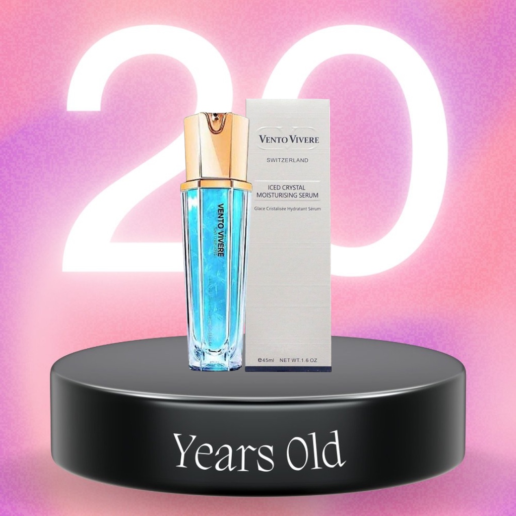 Serum Dưỡng Da Cấp Ẩm Thụy Sĩ Vento Vivere Ice Crystal Moisturising Serum - 45ml