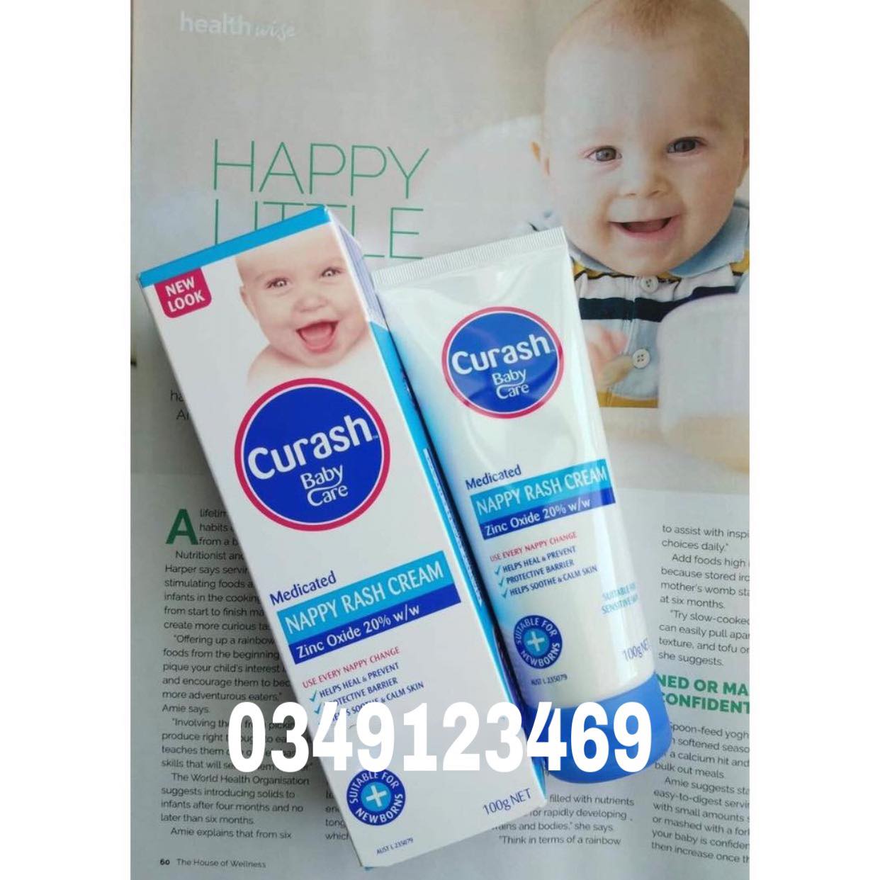 [nội địa úc]Kem chống Hăm Curash