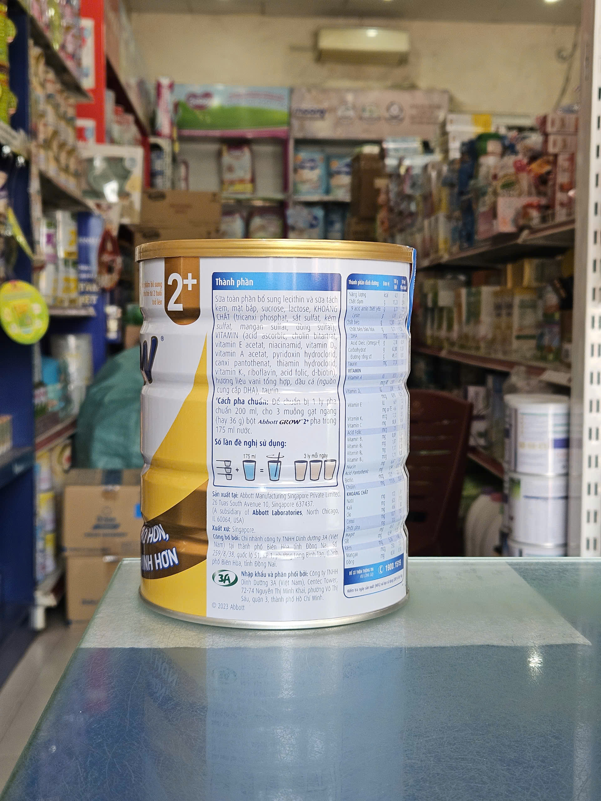 Sữa bột Abbott Grow 2+ thay thế Abbott Grow 4 900g [Date 2027]