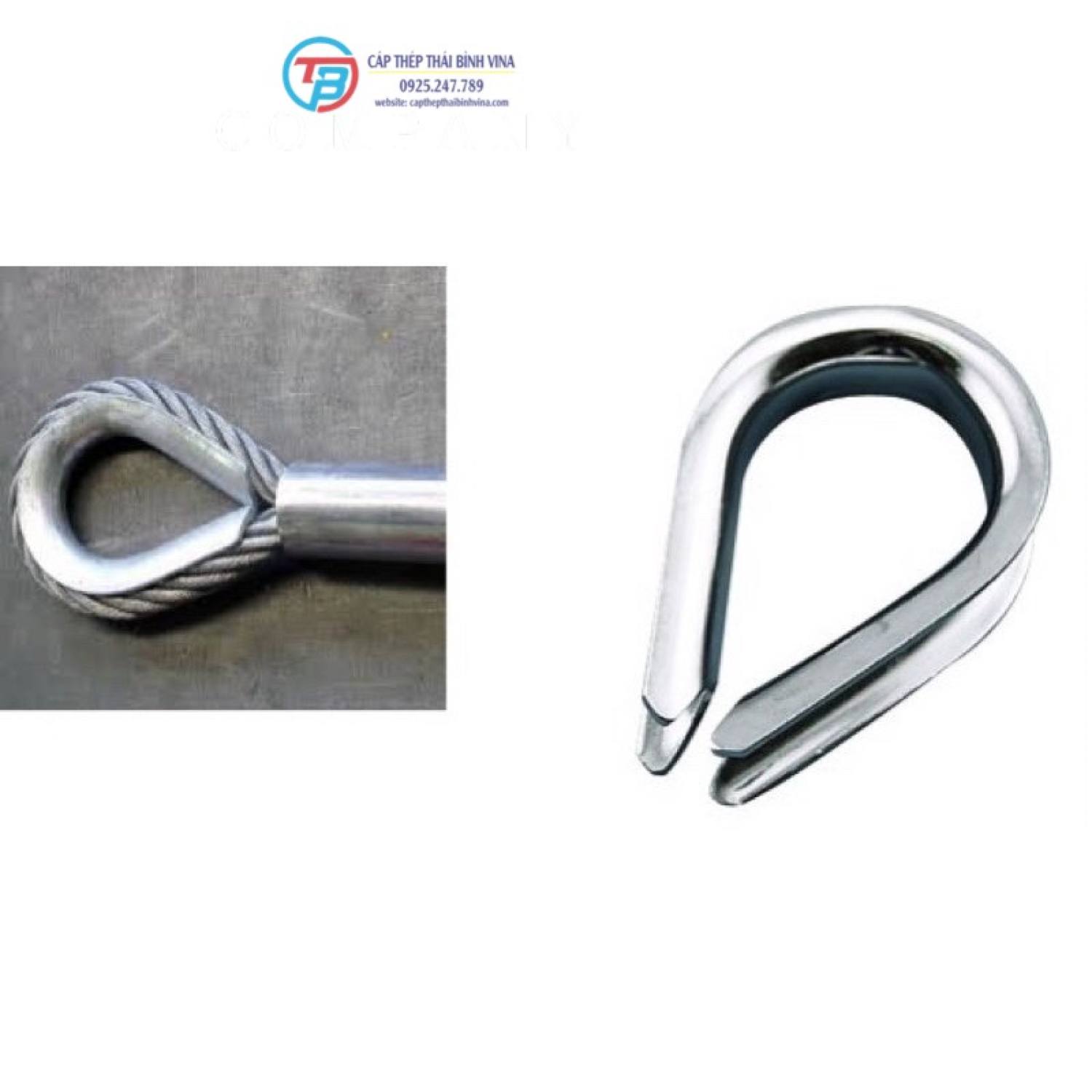 bẹn Lót Cáp INOX 304 ( Bẹn Cáp ) Từ Phi 6 Đến Phi 14 - Cáp thép thái ...