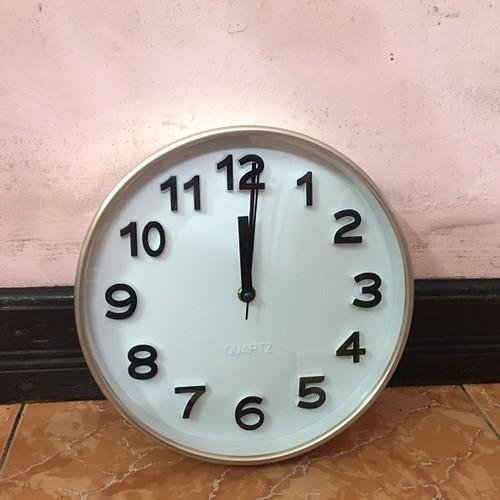 [HCM]Đồng hồ treo tường Mini Silver - DHMS