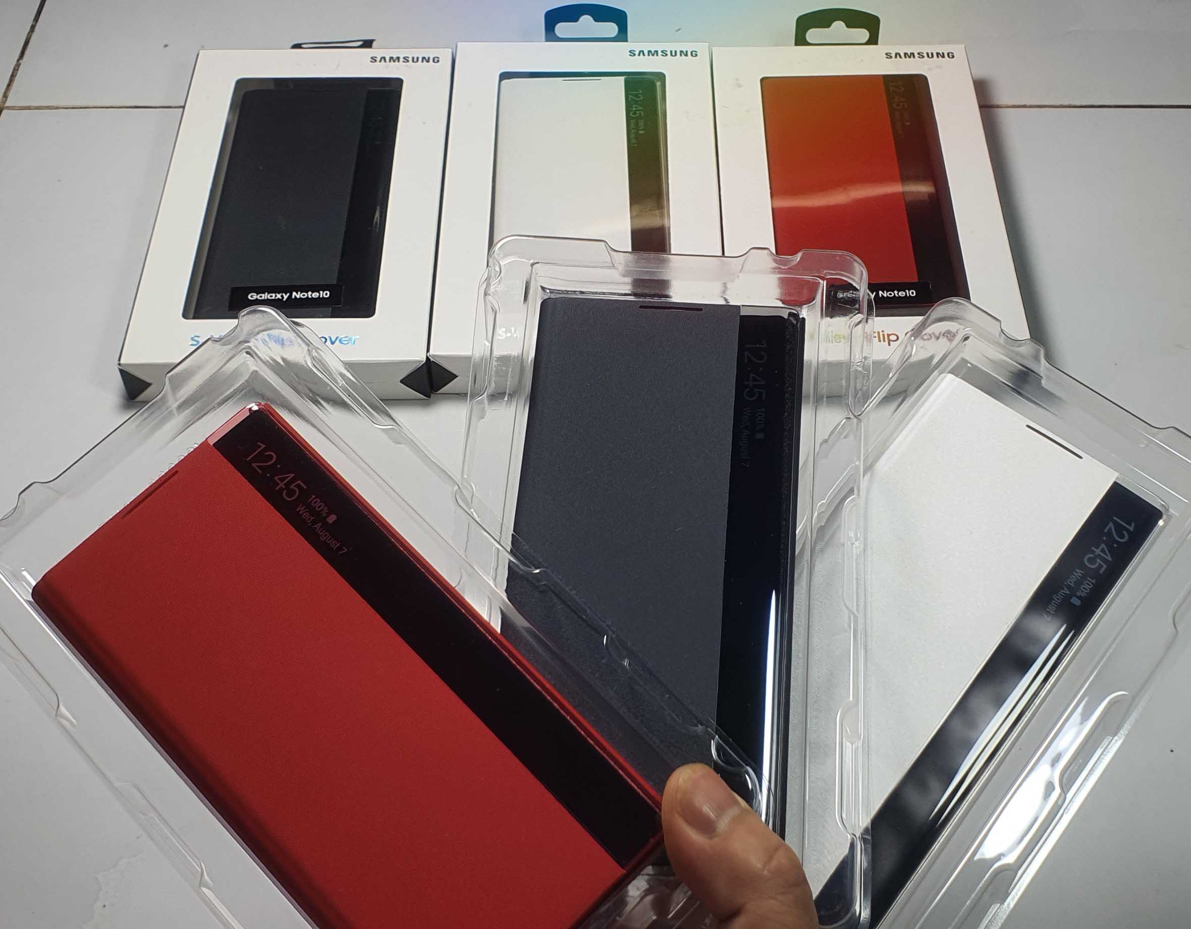 [HCM]Bao da điện thoại Samsung Clear view Note 10