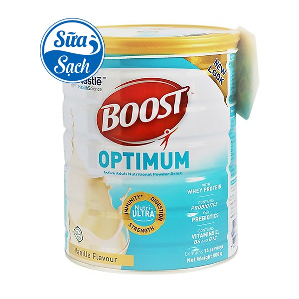 Sữa bột Boost Optimum lon 800gr date mới