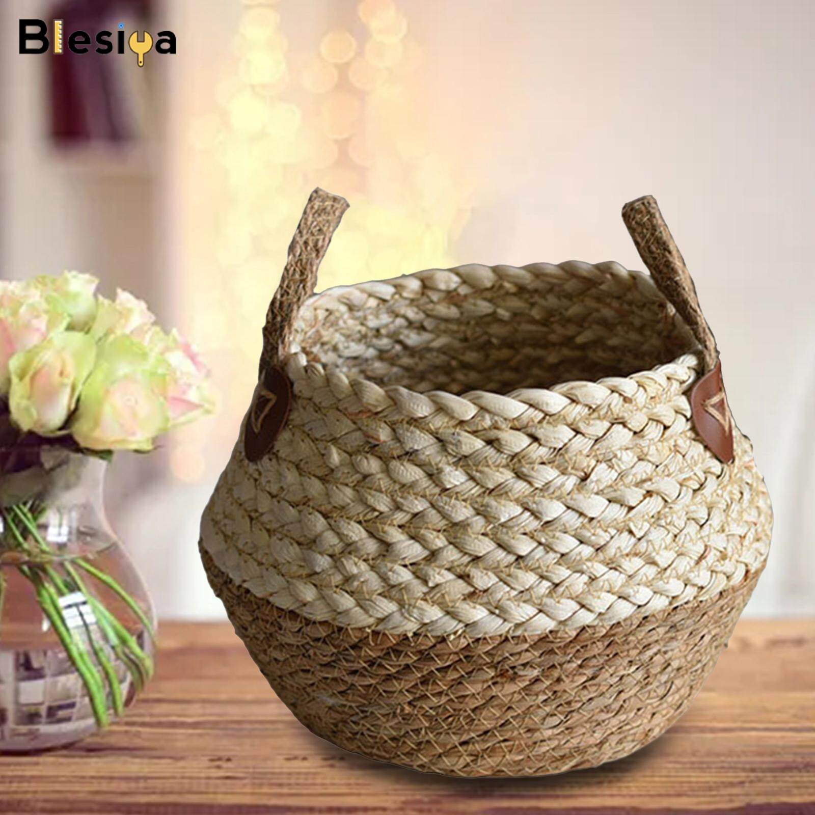 Blesiya Giỏ Đựng Đồ Dệt Giỏ Dệt Trang Trí Cho Tủ Quần Áo Ký Túc Xá