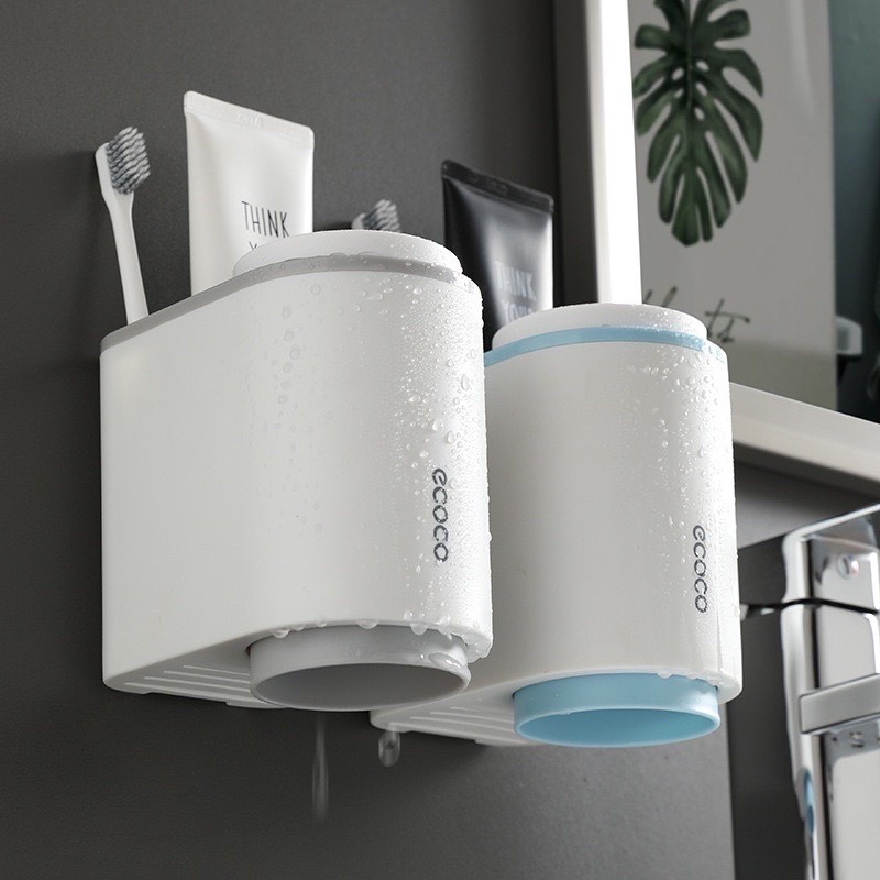 📣  Giá Đựng Cốc , Bàn Chải , Kem Đánh Răng ECOCO 📣