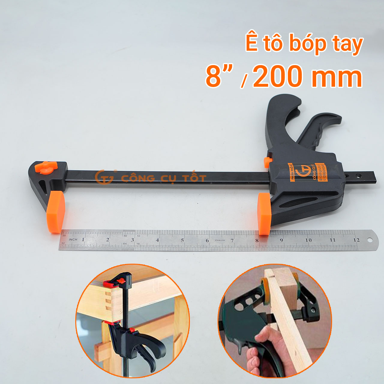 Cảo kẹp nhanh size tùy chọn