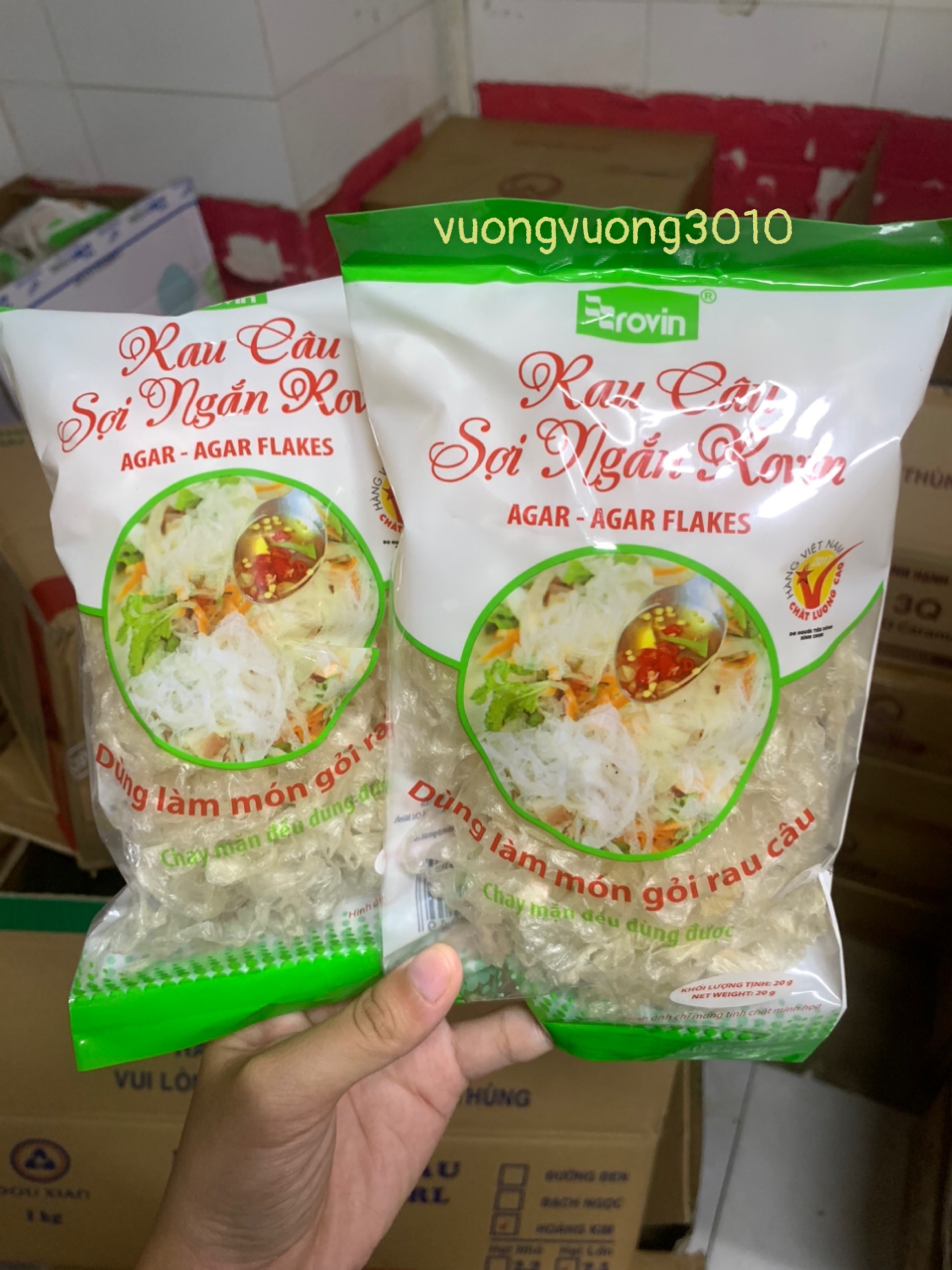 Rau câu sợi Hoàng Yến