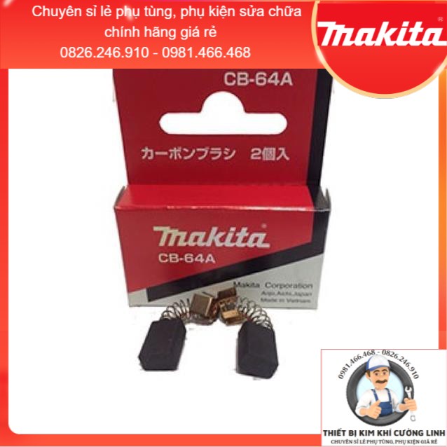 Chổi than makita cb-64a hàng chính hãng ️ ️b-80254 cb64a cb 64a