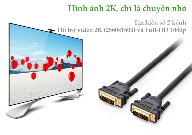 Cáp 2 Đầu DVI Dây Dài 1,5m Chống Nhiễu