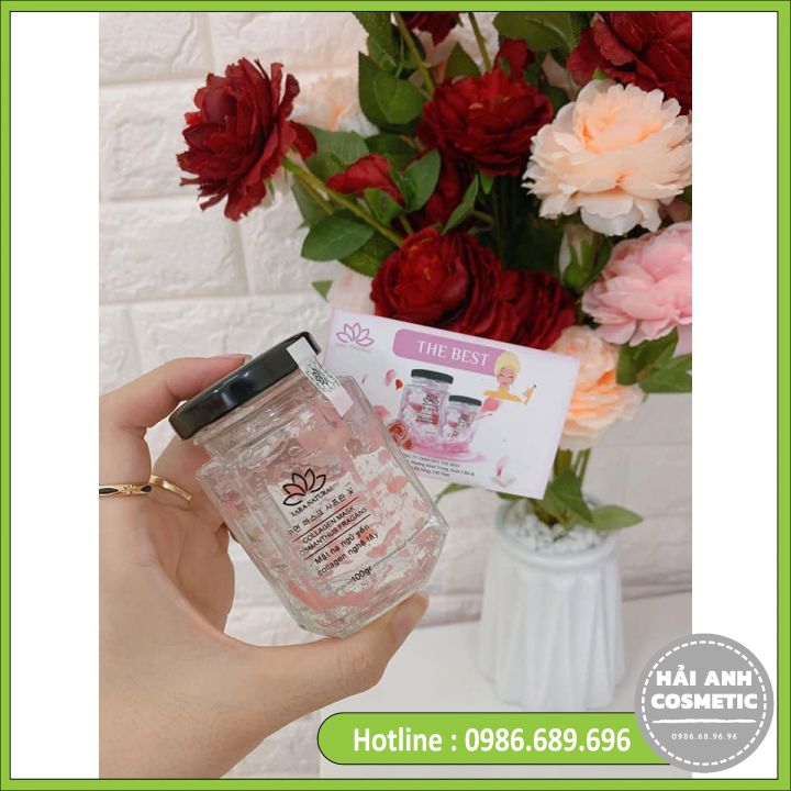 Mặt Nạ Yến Tươi Collagen Hoa Hồng