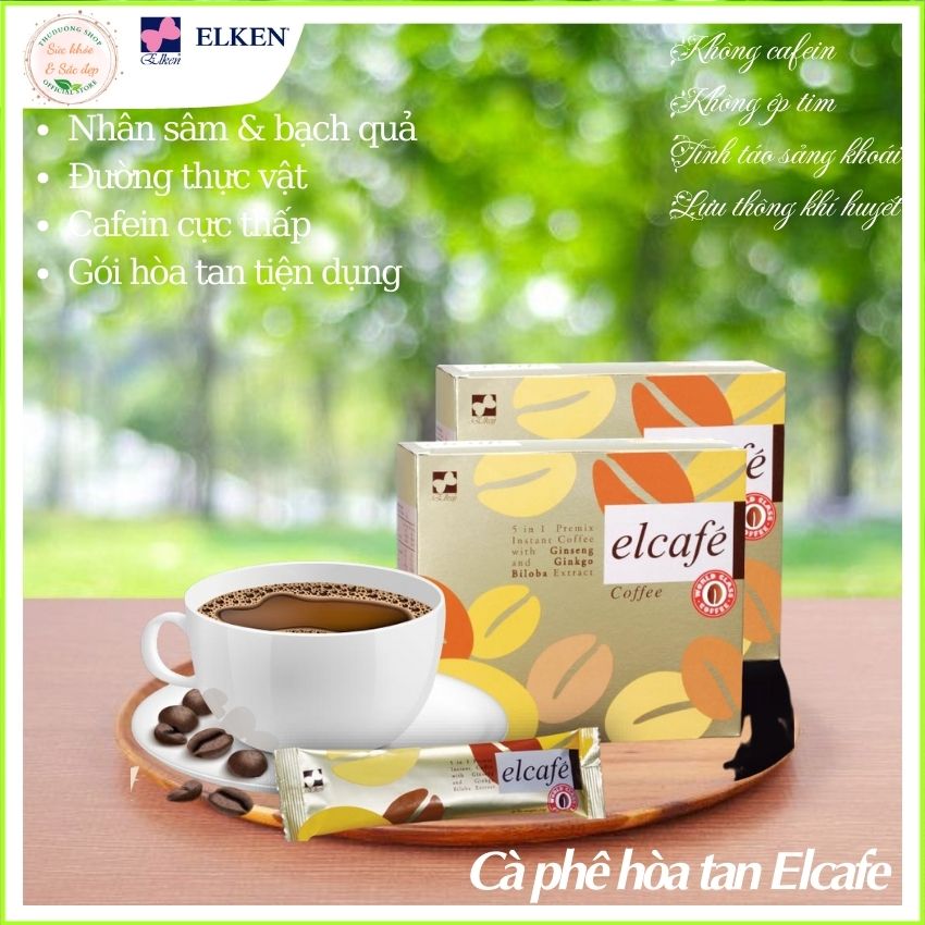 Cà phê hòa tan Elcafe Elken - Cafein cực thấp nhưng vẫn tỉnh táo sảng