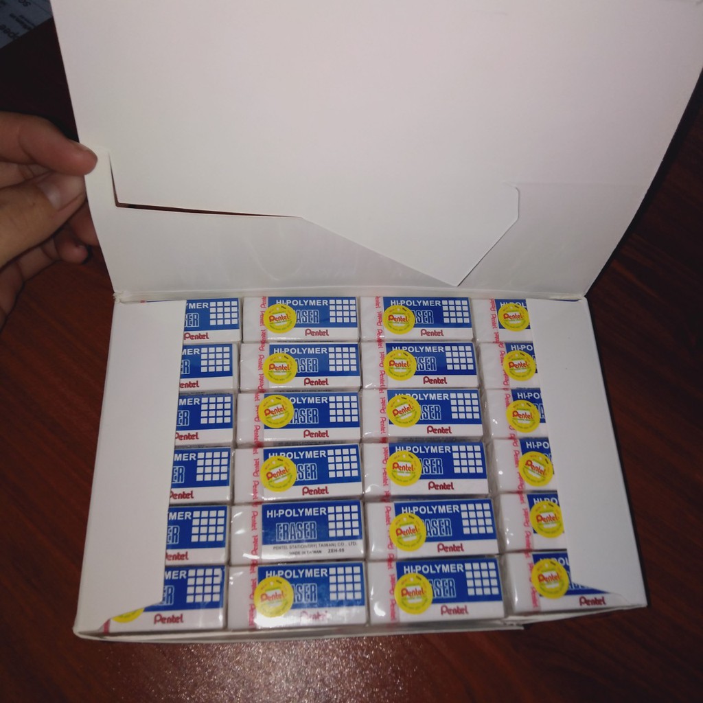 Gôm Pentel ZEH05 cỡ trung - combo 5 cục