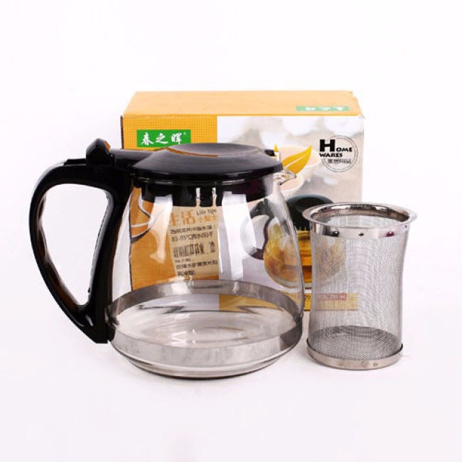 [HCM]Bình lọc trà thủy tinh 700ml