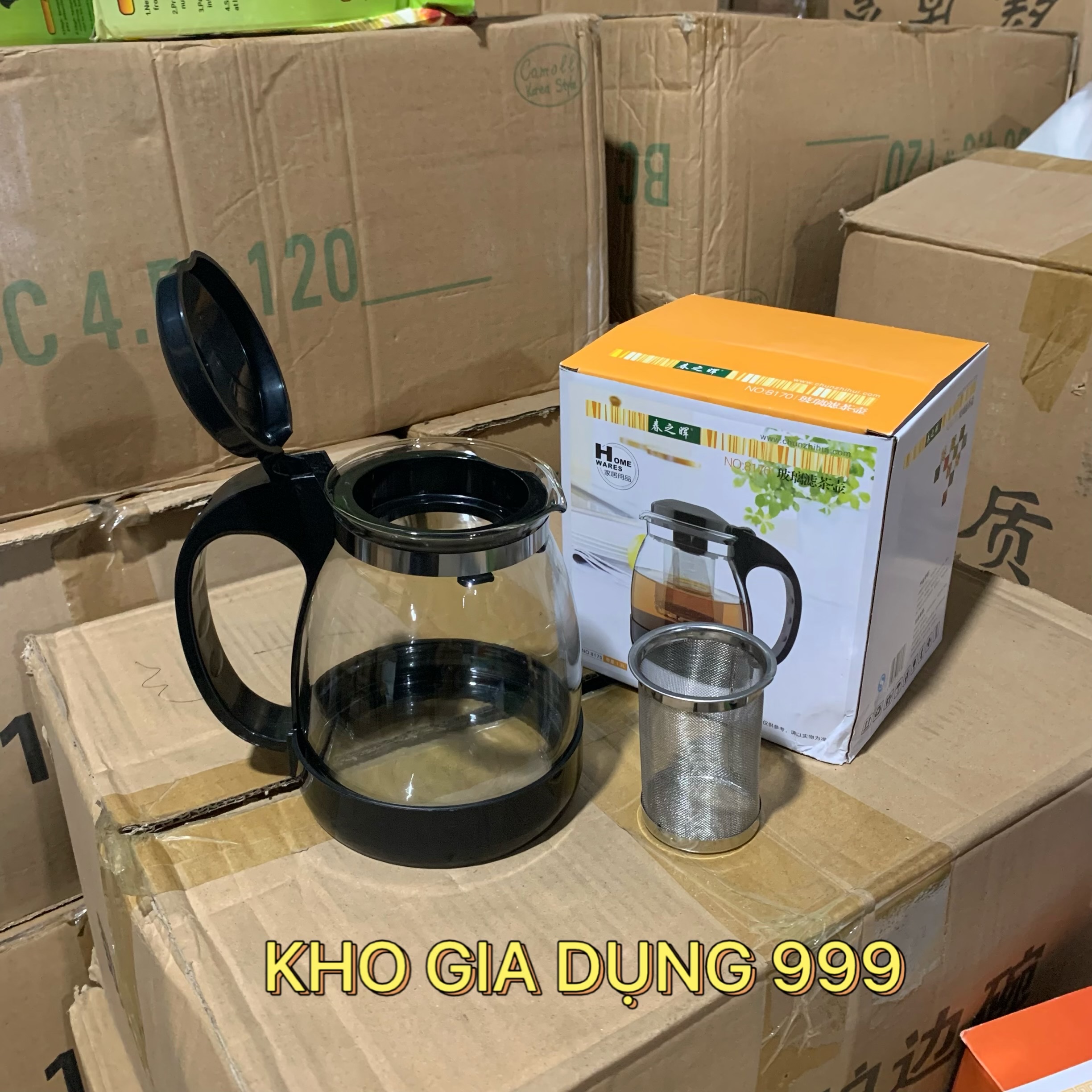 ẤM TRÀ CÓ LƯỚI LỌC 8170 - 1300ML