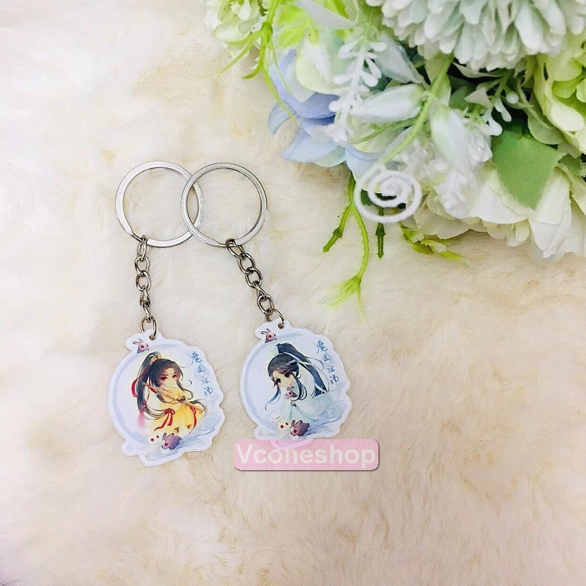 Móc khóa Ma Đạo Tổ Sư Kim Lăng Lam Tư Truy mica đồ treo trang trí quà tặng xinh xắn dễ thương