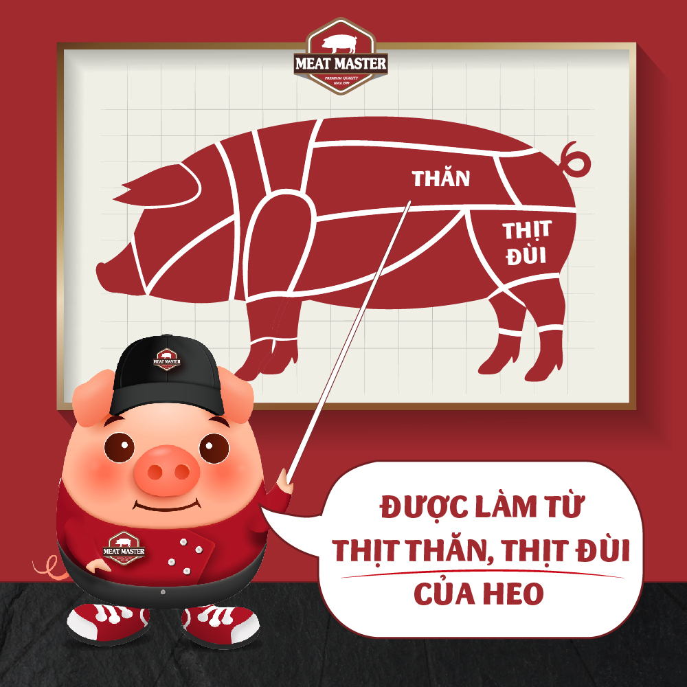 Thịt heo xay Meat Master ( 400 G ) - Thịt heo mát ngon, mềm mọng, ngọt thịt