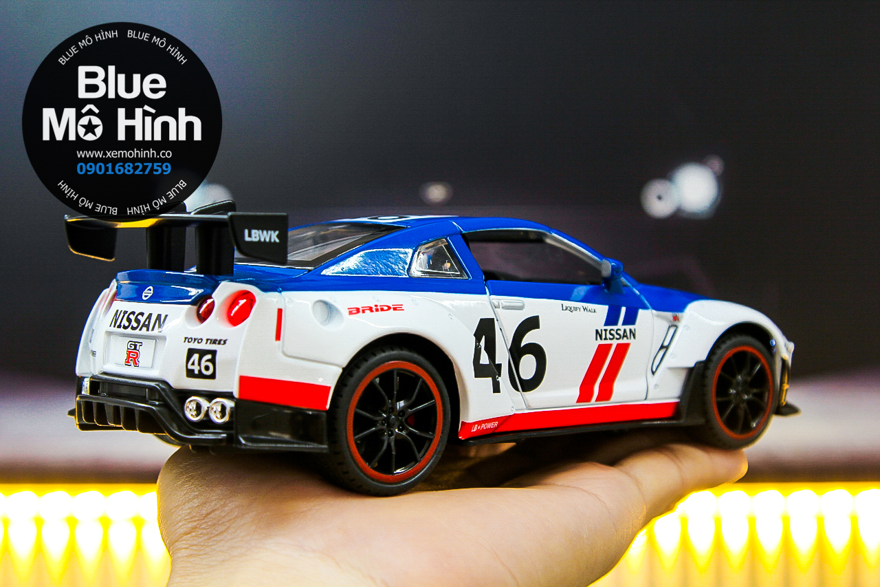 Blue mô hình | Xe mô hình Nissan GTR 1:24