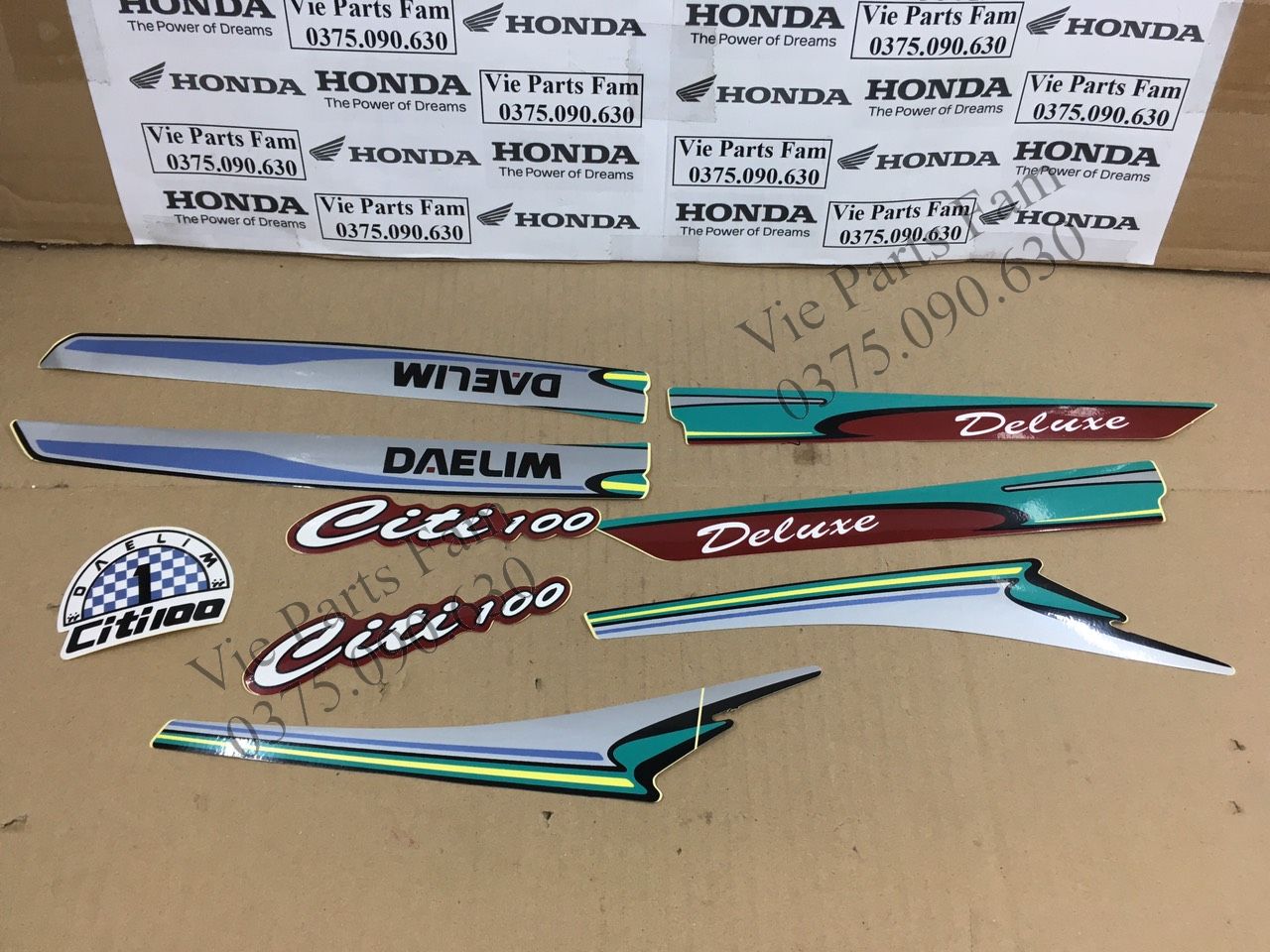 Bộ tem honda citi 100 đời 95