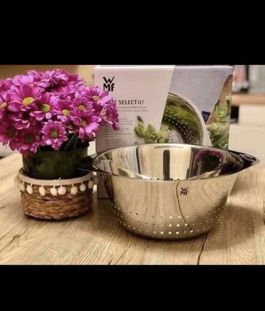 Hàng đức rổ inox wmf 24cm tiện dụng an toàn bền đẹp