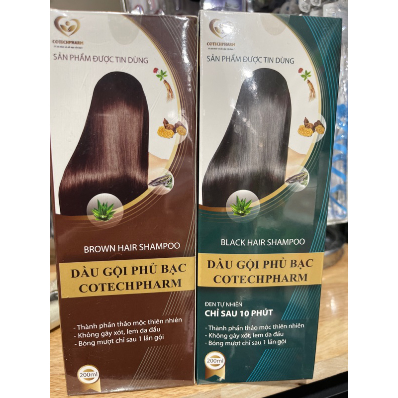 Dầu gội phủ bạc Cotechpharm 200ml