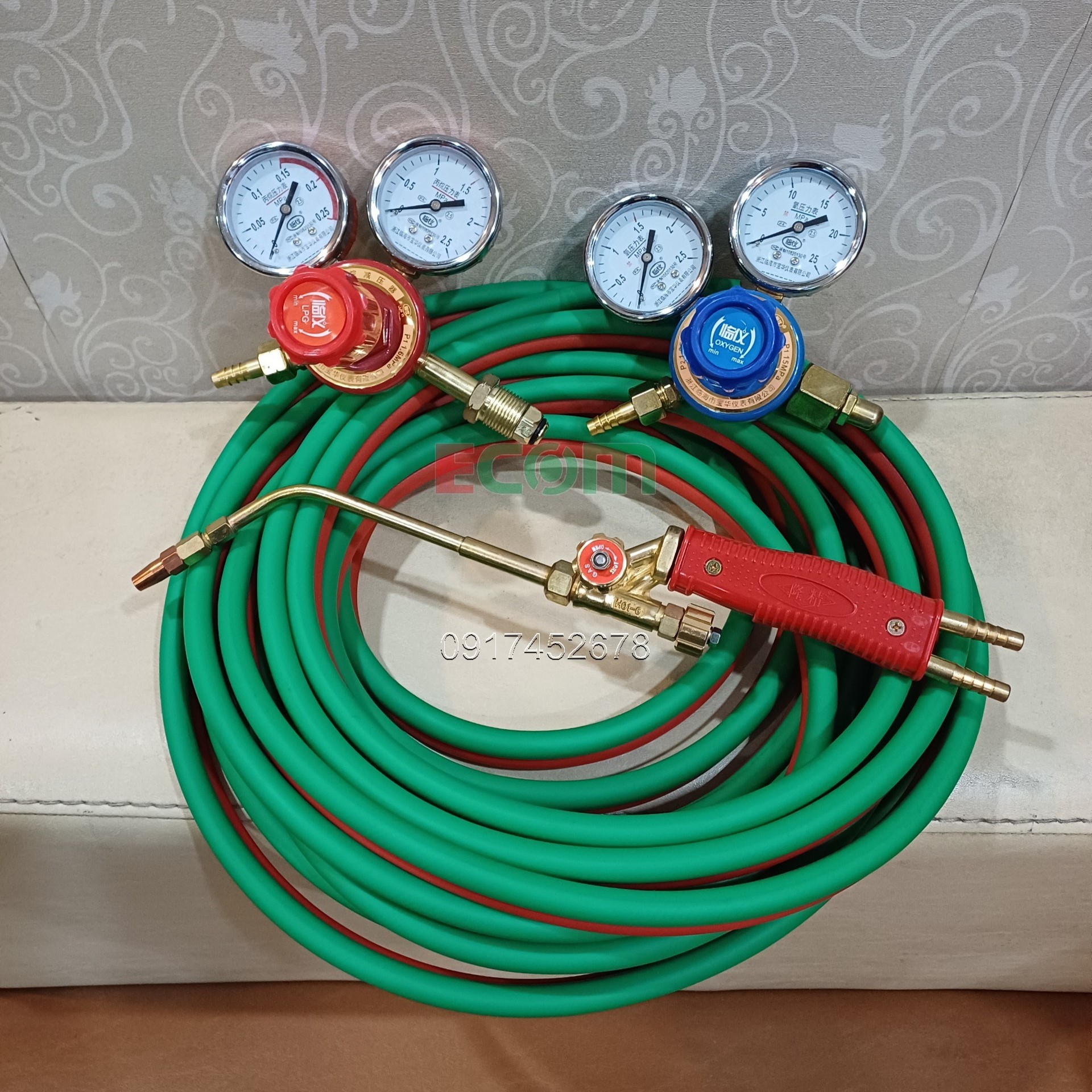 Bộ hàn gió đá H01-6 dây 5-10m, có van chống cháy