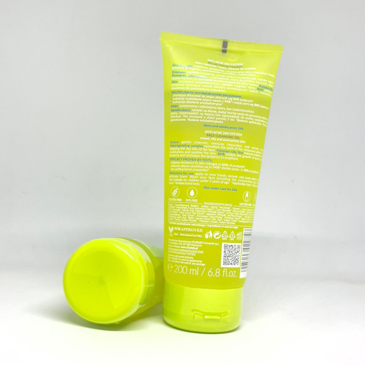 Sữa Rửa Mặt Floslek Dạng Gel Cho Da Nhờn Mụn 200ml