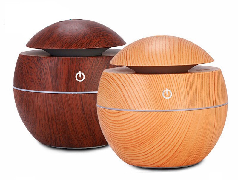 Máy phun sương, khuyếch tán tinh dầu vân gỗ